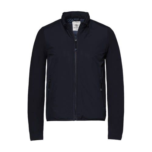 District softshell jas donkerblauw