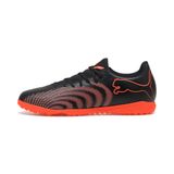 PUMA TURFY FUTURE 9 PLAY TT Voetbalschoenen Mannen Synthetisch Oranje/Zwart Maat 42