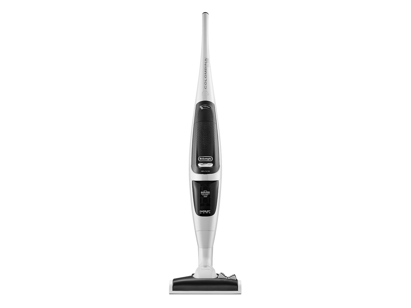 De'Longhi Colombina Class XL155.41 Steelstofzuiger - Zakloos - 1.3L - 450W - Zwart/Wit