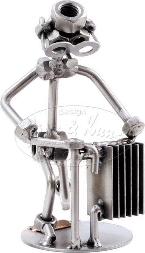 Hinz & Kunst Smeedwerkfiguur - Chauffage Installateur - Metaal - 15 cm