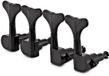 Gear4music Guitarworks Mini Stemmechanieken voor Basgitaren, 2-in-Line, Zwart