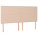 VidaXL Hoofdbord Cappuccino 160x5x118/128 cm Kunstleer