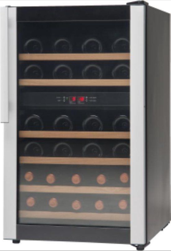 Vestfrost Solutions WB32A Wijnkoelkast - 38 Flessen - Zwart/Aluminium