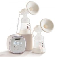 VEVOR Elektrische Dubbele Borstkolf 7W Borstkolf Borstkolf -280±20mmHg Borstvoedingskolf met 4 standen en 16 instelbare niveaus ≤45dB Ultra-stil Zorgeloos Moedermelk Afkolven Onderweg