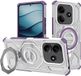 Techsuit Carbon Shield PRO Xiaomi Redmi Note 14 5G Violet Transparent