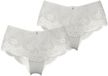 Joop! Panty Beautiful Gebloemd Gebroken Wit XXL