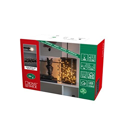 KONSTSMIDE 3876-100 Lichterketten-System - 400 warmwitte LEDs - Binnen - EAN: 7318303876103