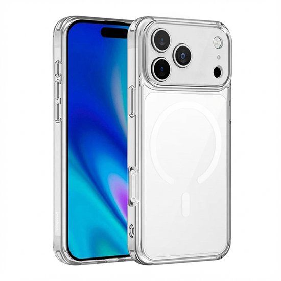 imoshion Hoesje - Geschikt voor Apple iPhone 17 Pro - Protective Backcover geschikt voor MagSafe - Transparant