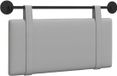 vidaXL Tête de lit suspendue Nuage gris Tissu