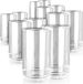 GOURMETmaxx Verre auto-réfrigérant - Set de 12 verres de 280 ml chacun