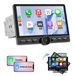 Awesafe 10-inch 2DIN Android autoradio met 180° draaibaar scherm, navigatie, Carplay, Bluetooth, 4G LTE, RDS, WIFI, DSP, GPS en DAB+. Inbouw navigatiesysteem, 4+64GB geheugen