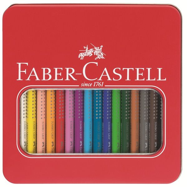 Faber-Castell 110916 Pen- & potloodcadeausets Rood 16 stuks