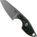 MKM Mikro 2 Wharncliffe, Stonewashed Fiber de carbone couteau de poche, Jesper Voxnaes design