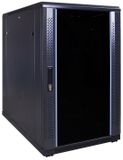 DSIT 18U serverkast met glazen deur 600x1000x1000mm (BxDxH)