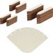Relaxdays GmbH 180x étiquette à planter - plaquettes de plantes bois - étiquettes de plantes - étiquettes de plantes jardin