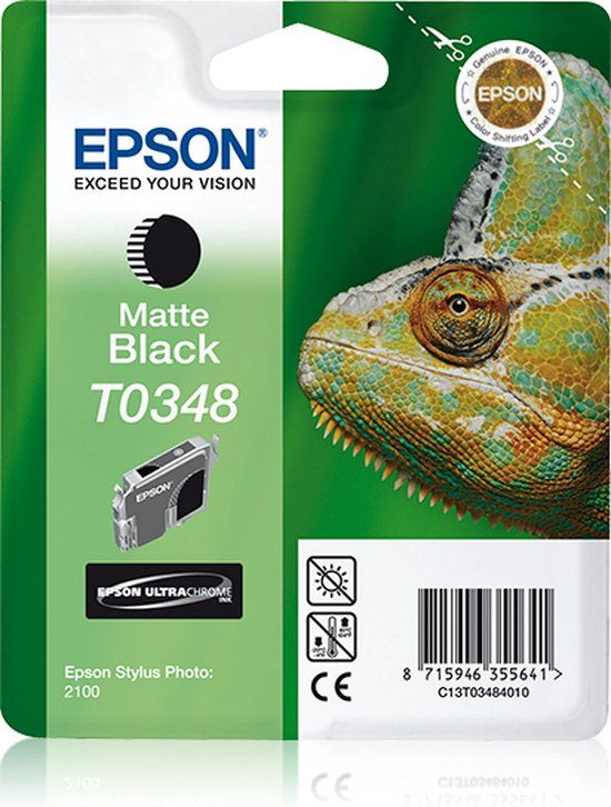 Epson T034 - Inktcartridge / Mat Zwart