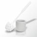 York Toiletborstel met houder, modern wit, 35 x 11 cm
