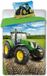 Merkloos Coton Dekbedovertrek Set 160x200cm - Vert Tracteur