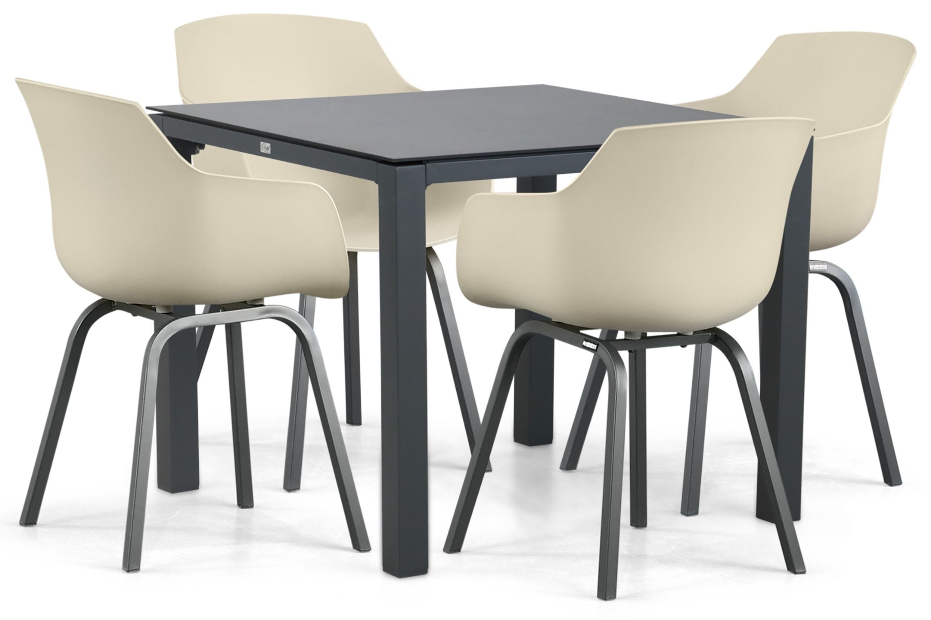 Lifestyle Garden Furniture Lifestyle Salina/Mateo 90 cm dining tuinset 5-elig