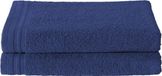 De Witte Lietaer Serviette de bain 70 x 140 cm Coton Bleu 2 Pièces
