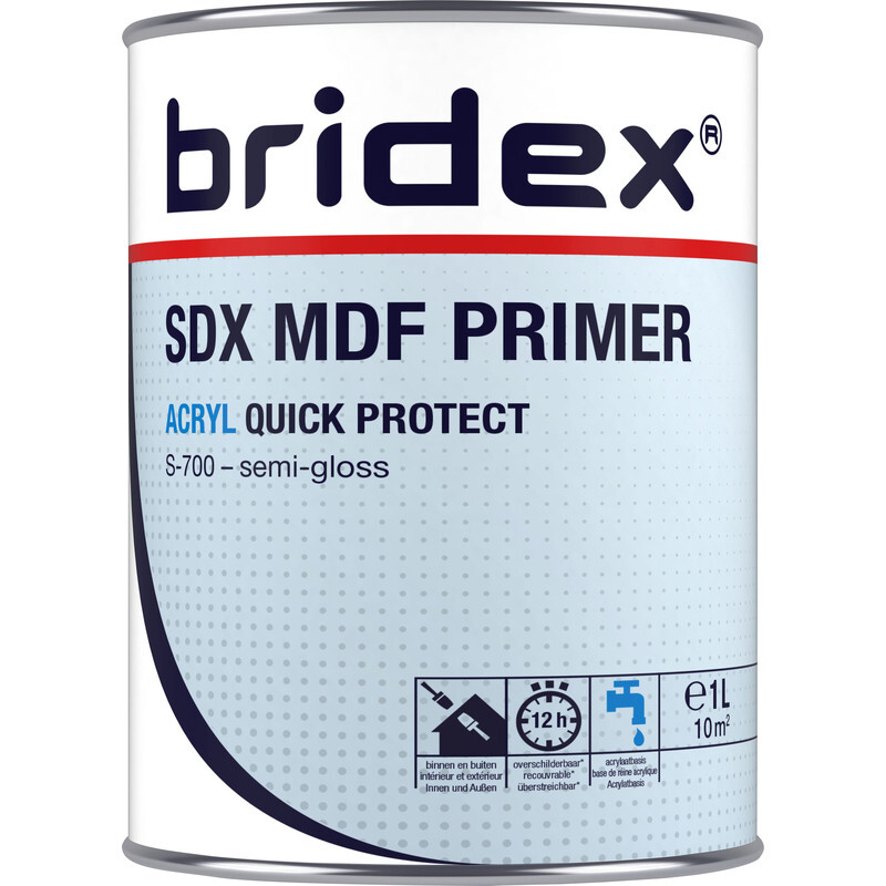 Bridex SDX MDF Primer acryl 1L wit