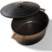 STONELINE Cocotte braadpan met deksel, 32 cm, 6,6 l, gegoten aluminium
