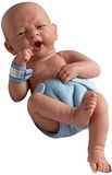 JC TOYS La Newborn First Yawn 15" Real Boy Vinylpop, blauw