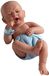 JC TOYS La Newborn First Yawn 15" Real Boy Vinylpop, blauw