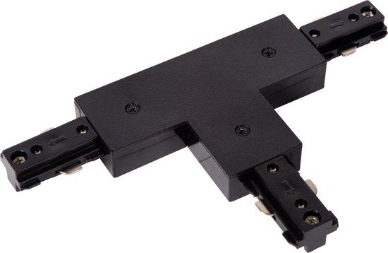 Lucide TRACK T-koppelstuk B - 1-fase Railsysteem / Railverlichting - Zwart (Uitbreiding)