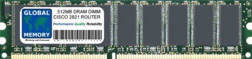 GLOBAL MEMORY 512MB DRAM DIMM GEHEUGEN RAM VOOR CISCO 2821 ROUTER (CISCO P/N MEM2821-512D)