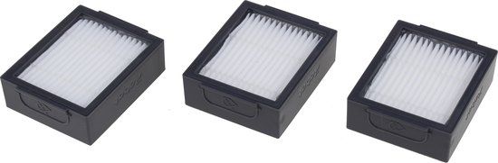 iRobot Roomba e- en i-serie Filter - 3-pack - Zwart/Wit