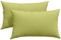 vidaXL Zitkussens - 2 stuks - Stof - Lichtgroen - 50 x 30 cm