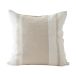 Jules Natural stripe housse de coussin, 50x50 cm