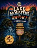 Lake Monsters of America Coloring Book: A Coloring Adventure of Legendary Lake Cryptids, Folklore, and Mysterious Creatures