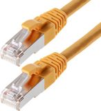 Helos SF/UTP CAT 5e 3m netwerkkabel Geel