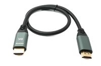 System-S HDMI 2.1 kabel 5 m 8K Ultra HD standaard stekker naar stekker UHD adapter in zwart