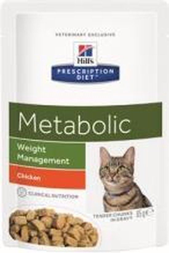 Hill's Prescription Diet Hill's Prescription Diet Feline Metabolic Weight Management - 12x 85 gr natvoeding