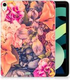 B2Ctelecom Apple iPad Air (2020/2022) 10.9 inch Siliconen Hoesje Bosje Bloemen