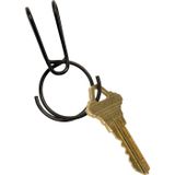 NITE Ize KSQR-01-R6 SqueezeRing Easy Load Key Clip Sleutelring Zwart 1 stuk(s)