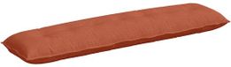 vidaXL Coussin de dossier Rouge-Orange 200 x 50 cm Velours côtelé