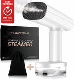 FLOWSTEAM® Luxe Kledingstomer - Handstomer - Stoomreiniger - Stoomapparaat Kleding - Snow White Edition - Inclusief Opbergzakje