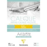Clairefontaine Calqueerpapier A4 55g 50 vel Wit