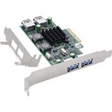 InLine 76619M interfacekaart/-adapter Intern USB 3.2 Gen 1 (3.1 Gen 1)