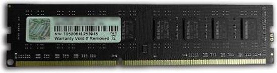 G.Skill 8GB DDR3 1600MHz CL11 PC Memory - F3-1600C11S-8GNT