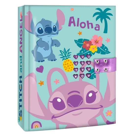 Stitch Disney Lilo & Stitch Geheim dagboek met Codeslot - Cadeau
