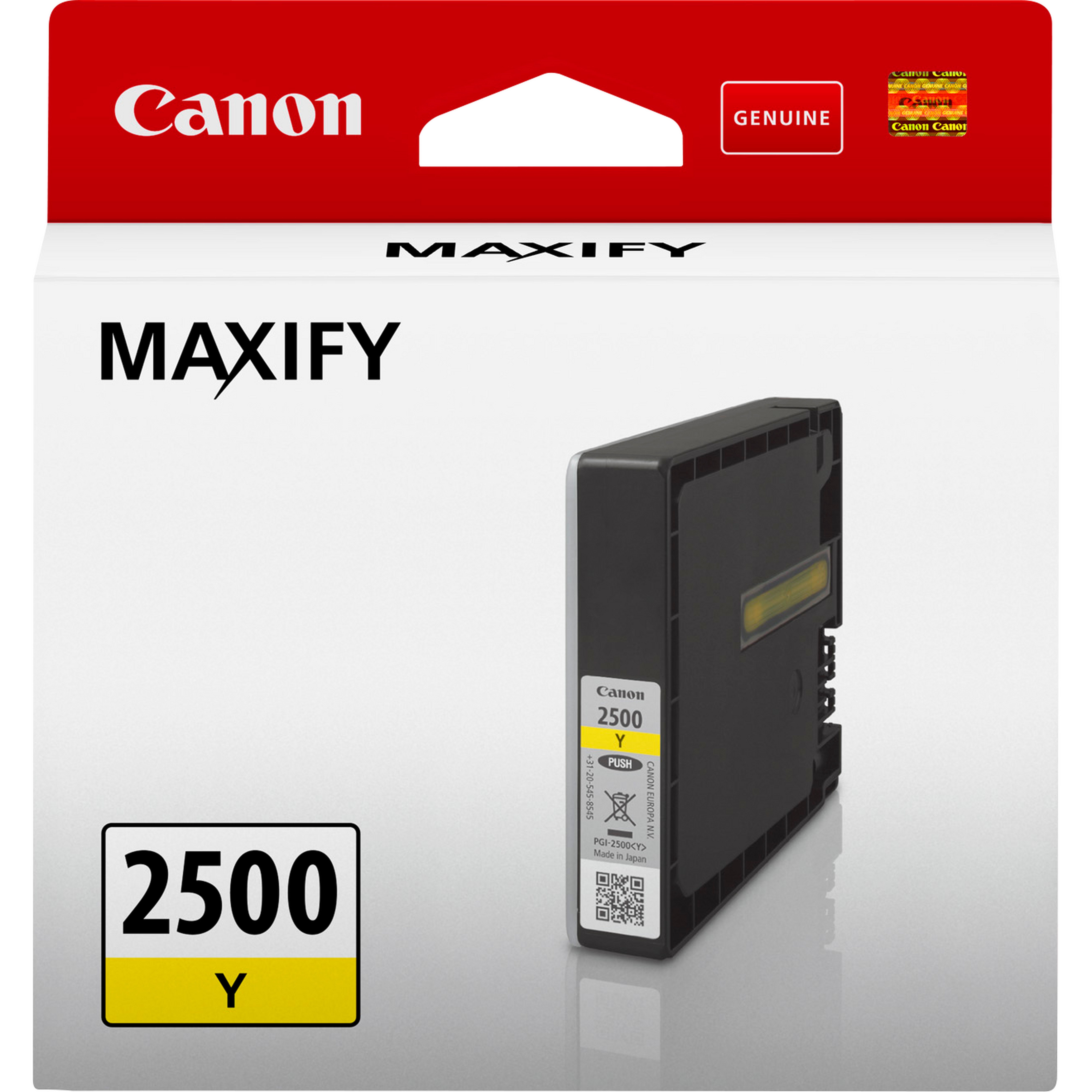 Canon PGI-2500XL Geel - Inktcartridge - 9,6 ml