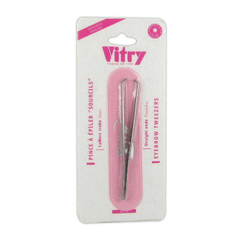 Vitry R20 Pincet Epil Krab Inox 1 st