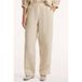 Circle of Trust wide leg high waist broek met linnen beige