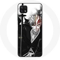 Maniacase Etui voor Samsung Galaxy A22 5G Bleach manga ichigo kurosaki zwaard