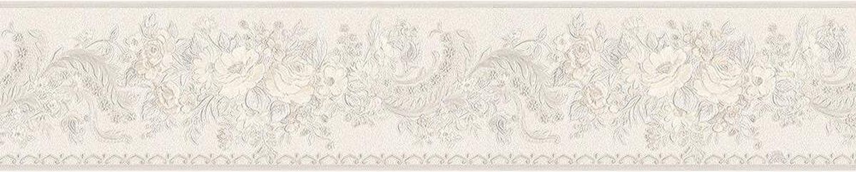 A.S. Création KLASSIEKE BLOEMTJES BEHANG - Grijs Metallic - Vinyl - 4051315079195